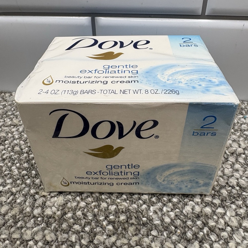 Dove Beauty Bars Gentle Exfoliating 7.5 Oz New Sealed DISC